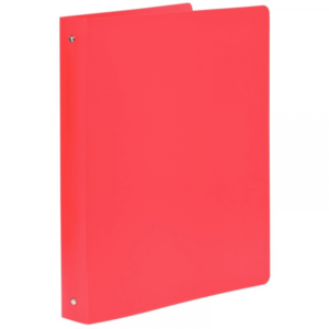 21 - Classeur souple A4 4 anneaux dos 35 mm Rouge